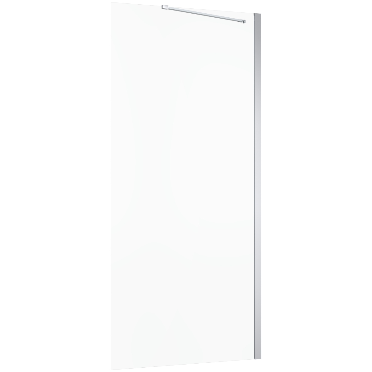 Darmowa Dostawa - Ścianka prysznicowa 80 cm chrom połysk/szkło przezroczyste Oltens Trana 22102100