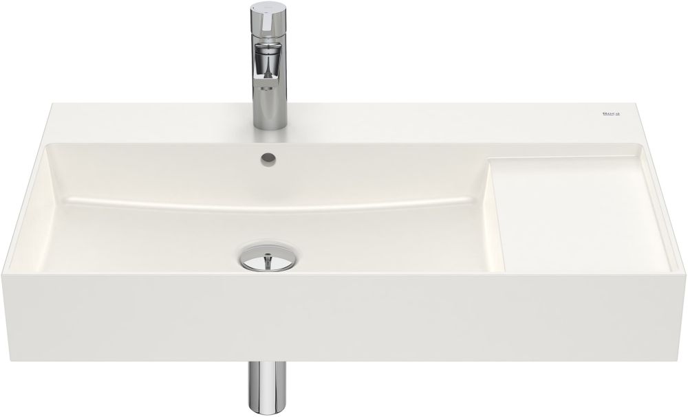 Darmowa Dostawa - Umywalka 80x49 cm prostokątna ścienna brąz/beż Roca Inspira A32752B650