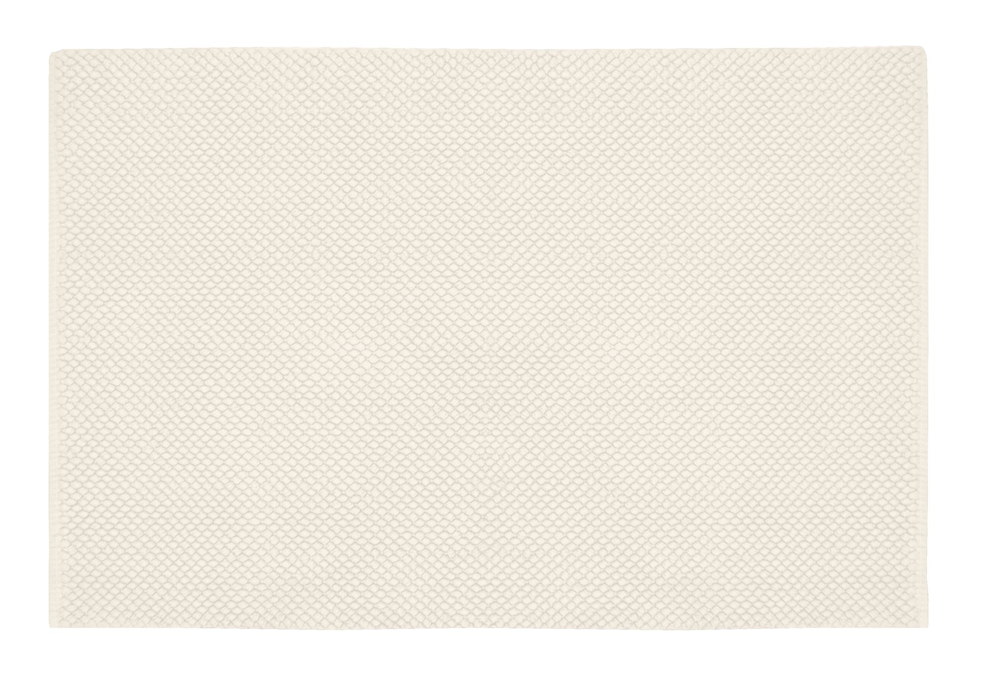 Darmowa Dostawa - Dywanik łazienkowy 60x50 cm prostokątny biały Kleine Wolke Punto 9182100433