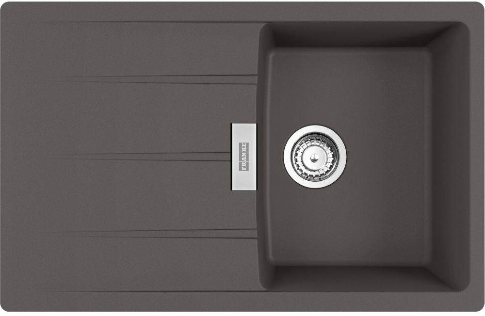 Darmowa Dostawa - Zlewozmywak granitowy 78x50 cm szary/grafitowy/onyx Franke Centro 1140716324