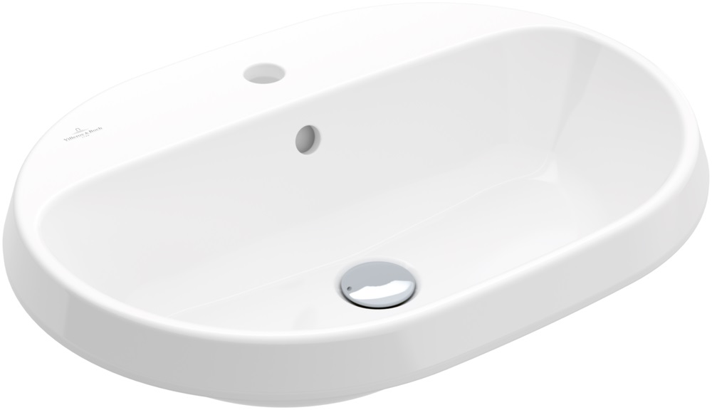 Darmowa Dostawa - Umywalka 60x45 cm owalna wpuszczana biała Villeroy & Boch Architectura 5A666001