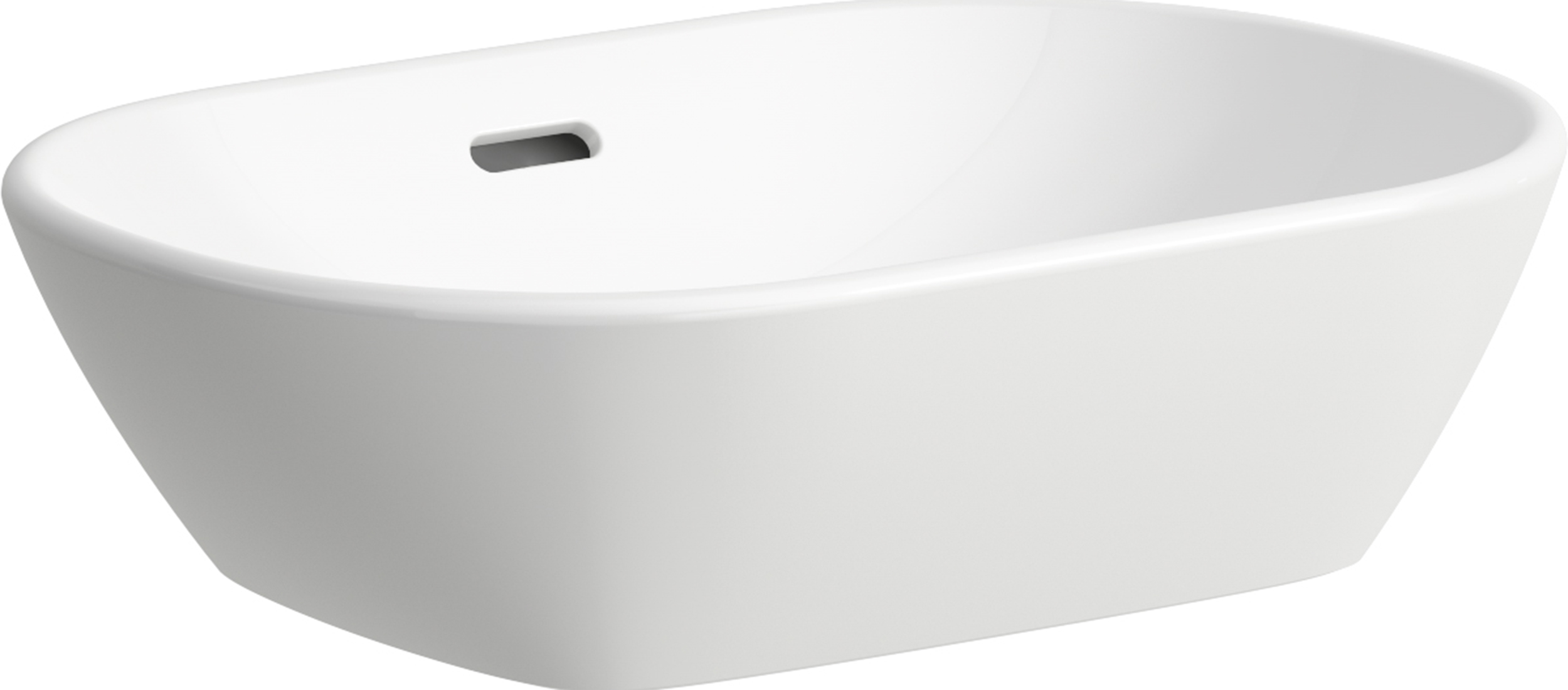 Darmowa Dostawa - Umywalka 50x35 cm owalna nablatowa biała Laufen Lua H8120834001091