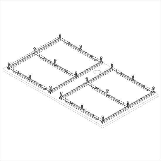 Darmowa Dostawa - Stelaż do brodzika Sanplast STS 194E1419