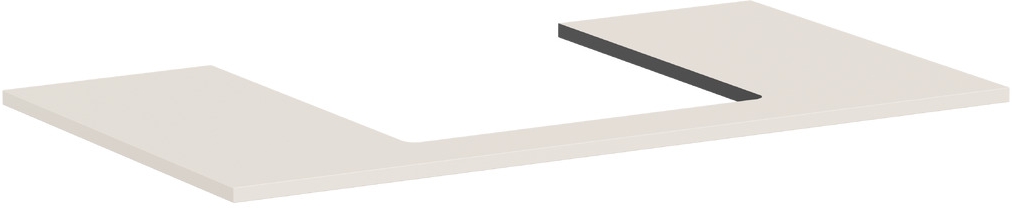 Darmowa Dostawa - Blat naszafkowy 98x55 cm piaskowy Hansgrohe Xilesa E 54270780