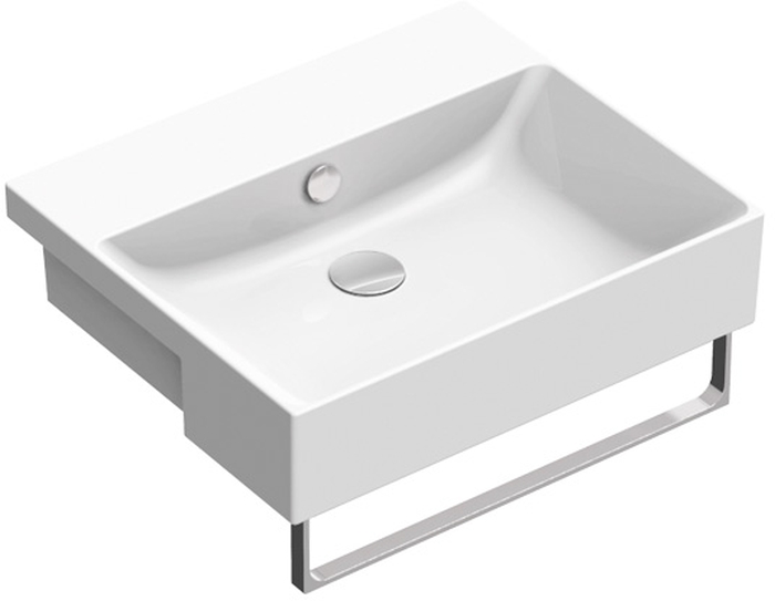 Darmowa Dostawa - Umywalka 55x47 cm prostokątna wpuszczana biała Catalano Zero 0126550001