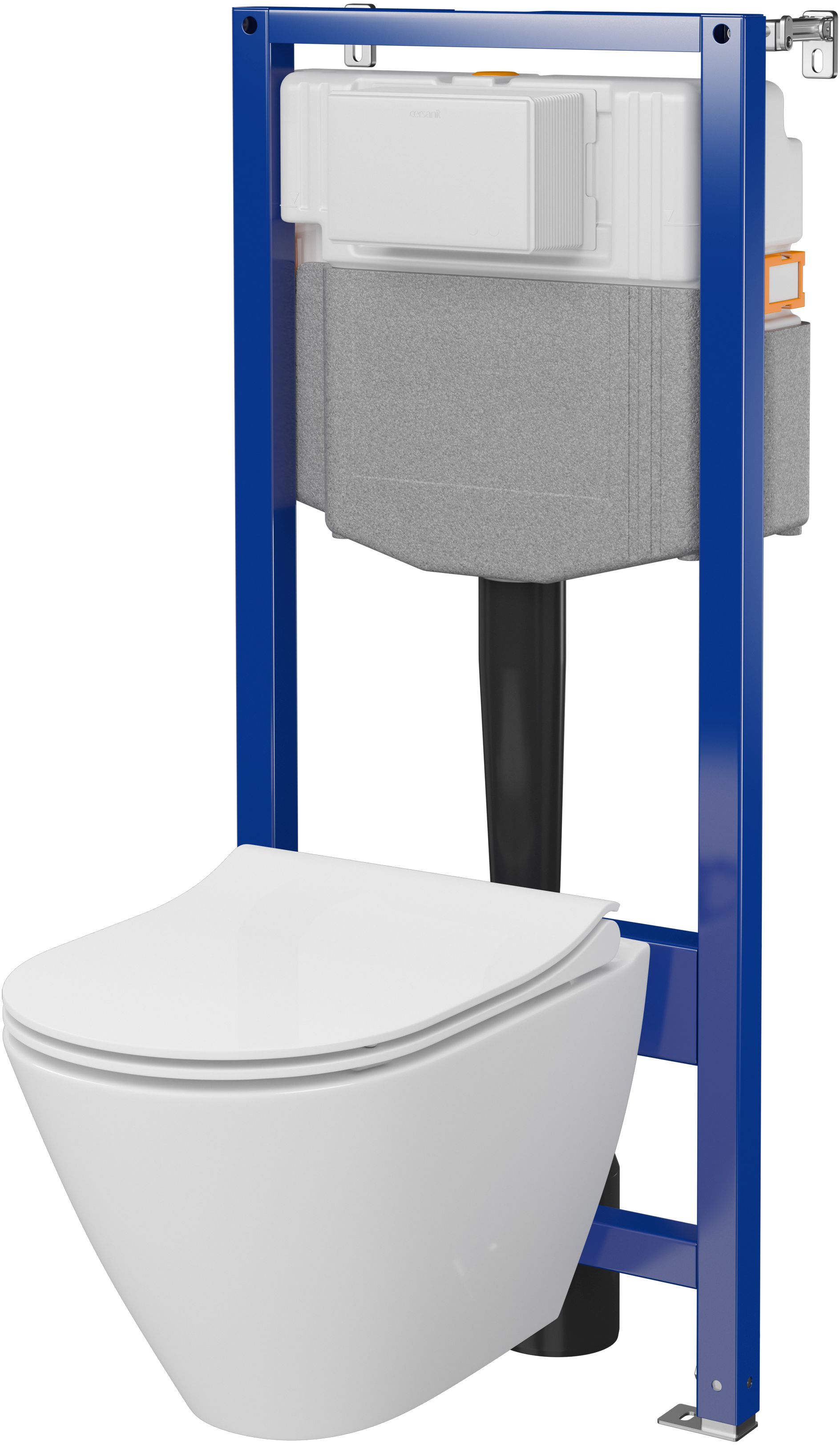 Darmowa Dostawa - Zestaw WC stelaż z miską i deską Cersanit City S701794