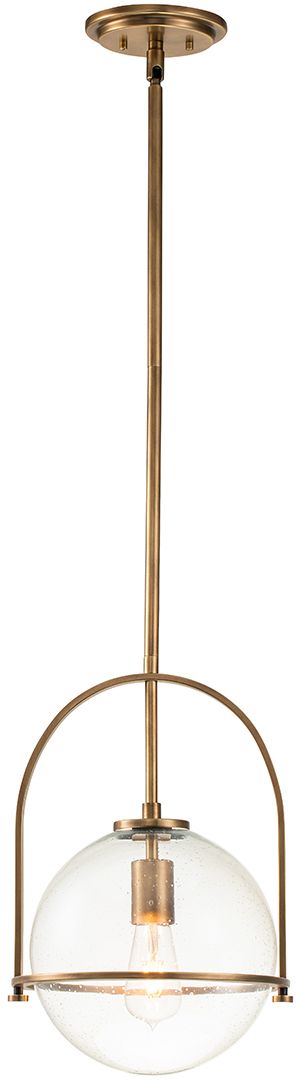 Darmowa Dostawa - Lampa wisząca 1x60 W mosiądz-przezroczysta Quintiesse Somerset QNSOMERSETPCHB