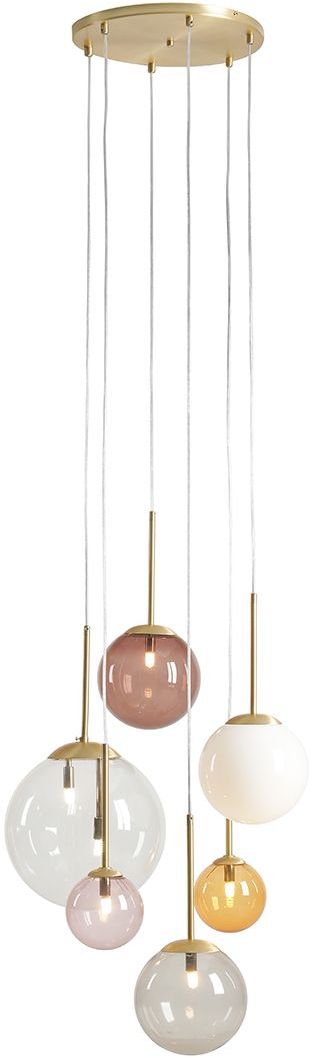 Darmowa Dostawa - Lampa wisząca x5 W multikolor Aldex Bosso 1119K40R