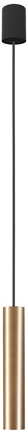 Darmowa Dostawa - Lampa wisząca 1x10 W czarna-mosiądz Nowodvorski Lighting Baton 7851