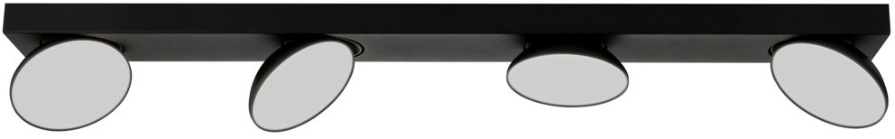 Darmowa Dostawa - Lampa podsufitowa 4x5 W czarna Italux Castelio SPL319764BBK