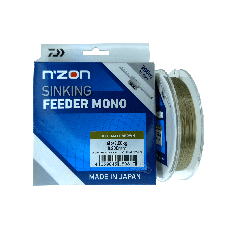 Daiwa Żyłka N'Zon Line Sinking feeder Mono 300m 0,23