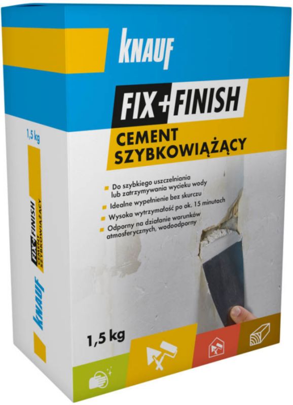 Cement szybkowiążący Knauf Fix Finish 1,5 kg