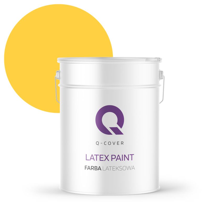 Farba Lateksowa Do Ścian i Sufitów Q-Cover Złocisty H7064 Głęboki Mat 10L