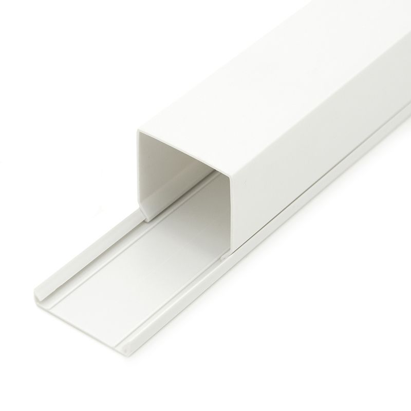 Korytko kablowe CanaLux CNL-C-40040-18, kanał elektroinstalacyjny 40x40mm z pokrywą 36 mb, białe, 18 szt.