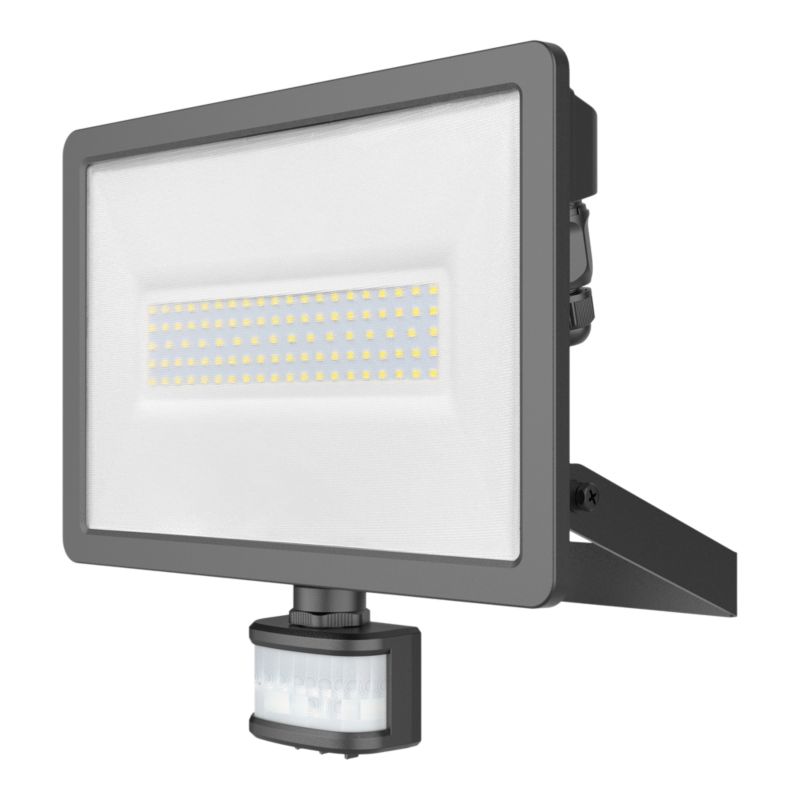 Naświetlacz GoodHome Lucan 7500 lm 5000 K IP65 z czujnikiem ruchu czarny