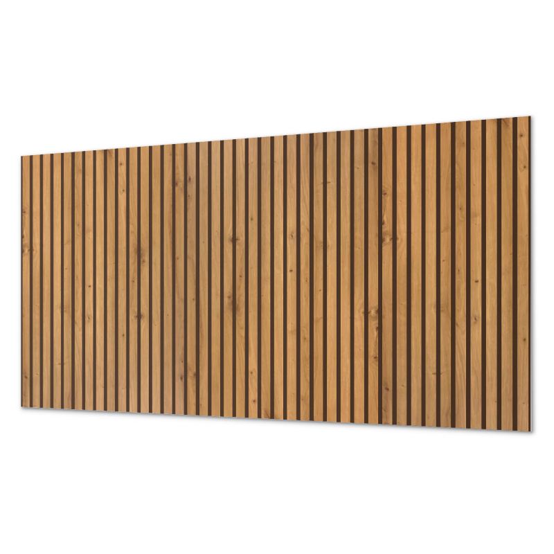 Ścienne Kafelki PCV ArtPrintCave 60x30 cm Drewniane pionowe deski 6 szt.
