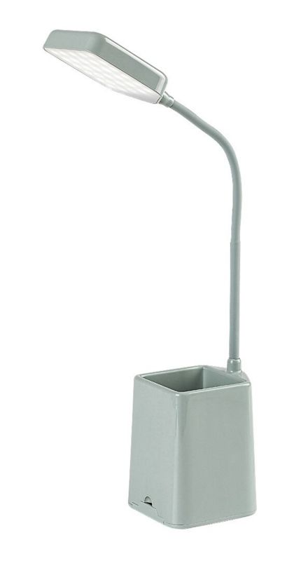 Lampa biurkowa Rabalux Arvid niebiesko-biała LED 6W 5000K 300lm IP20 wym: 37 x 20 cm tworzywo sztuczne - 1 szt.