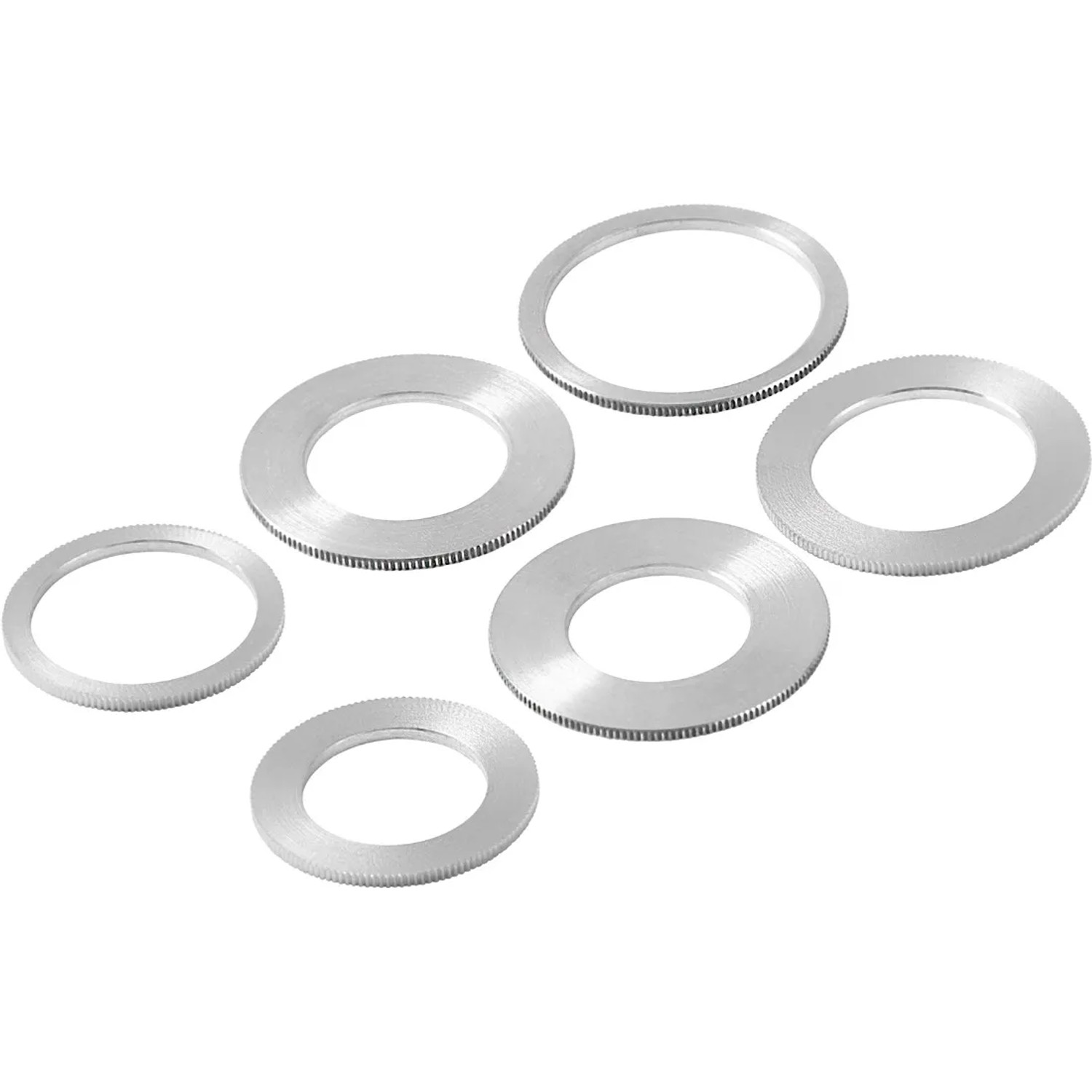 LUX-TOOLS Zestaw pierścieni redukcyjnych duży 6 szt