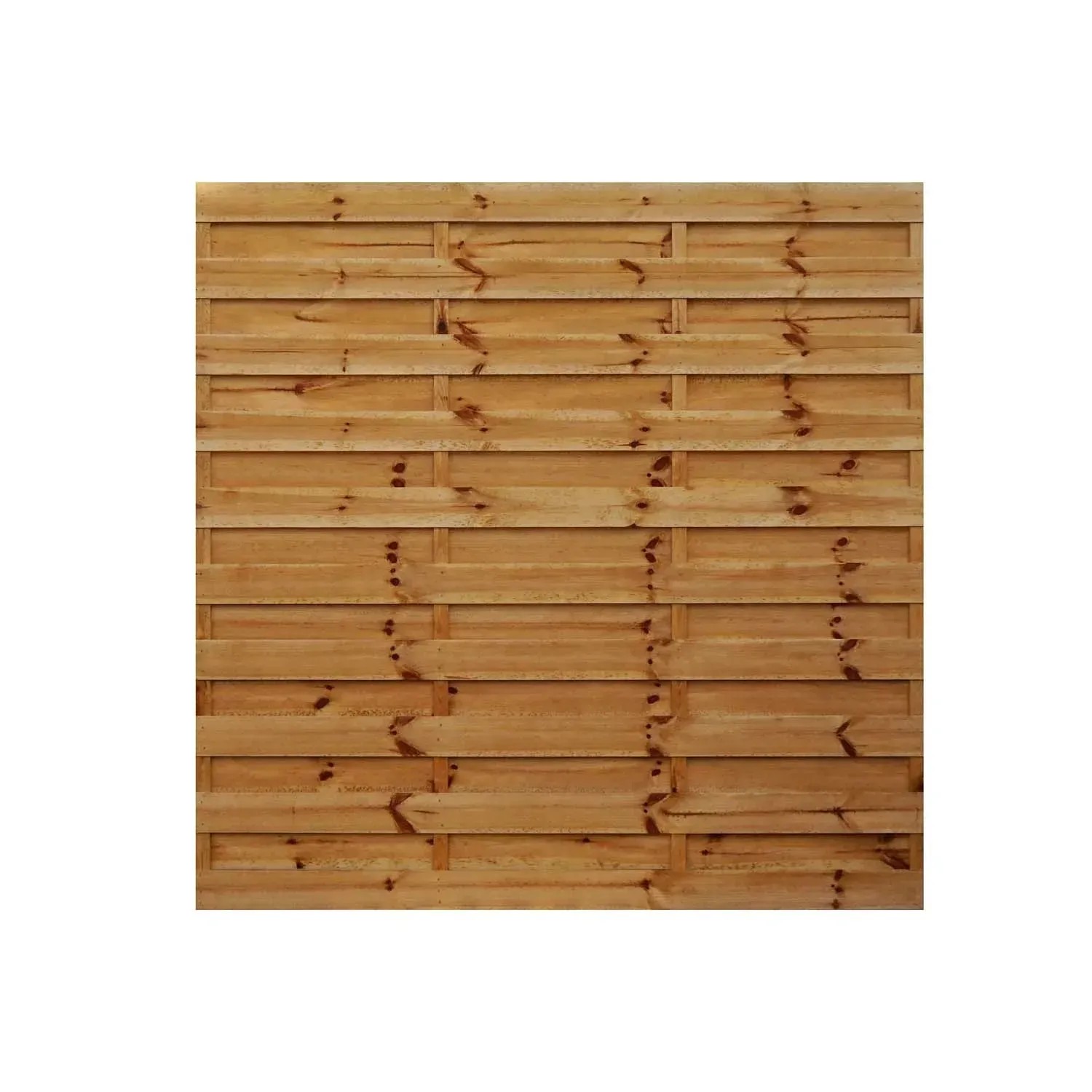 Płot pełny LEO prosty dąb - 180 x 180 cm
