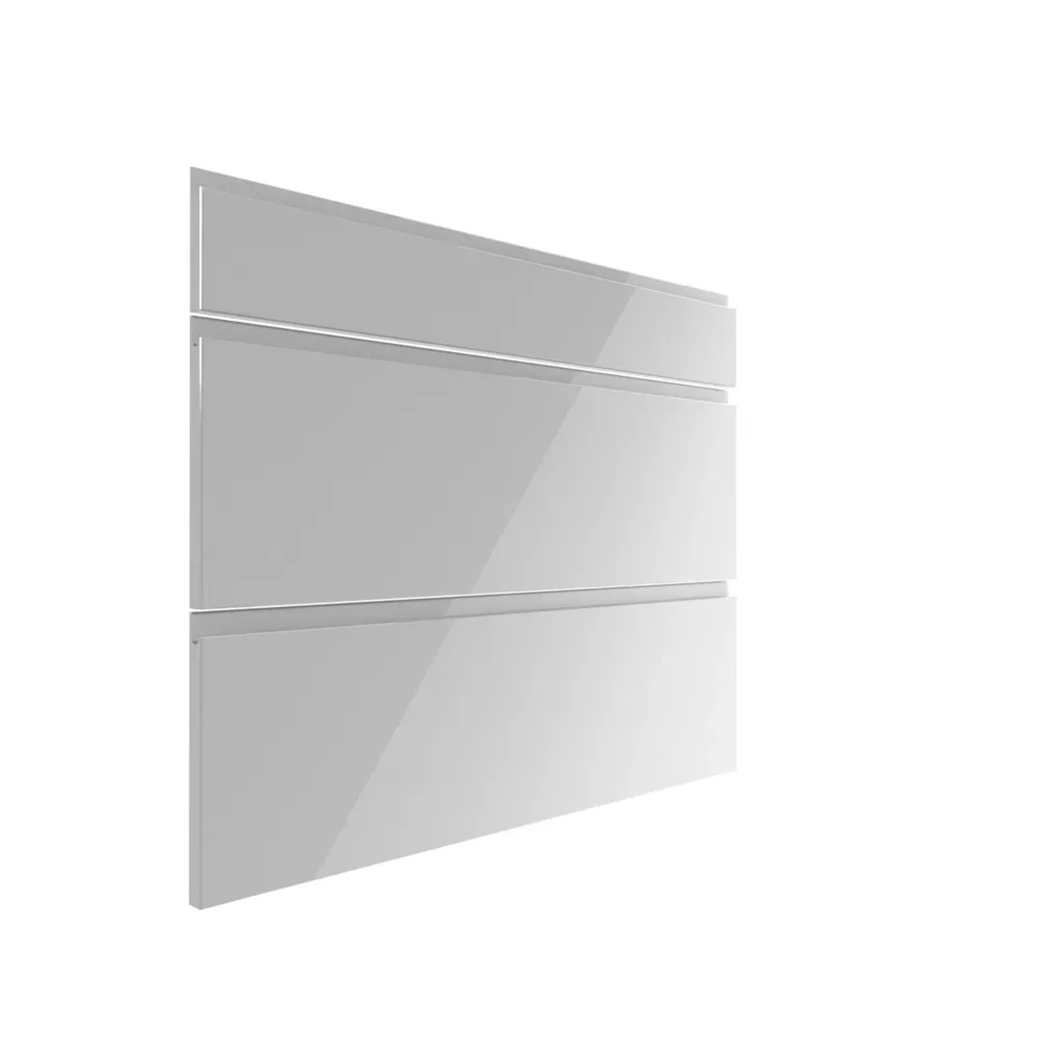 Front Verona do szuflad 1 x 14 cm + 2 x 28 cm grey metal
