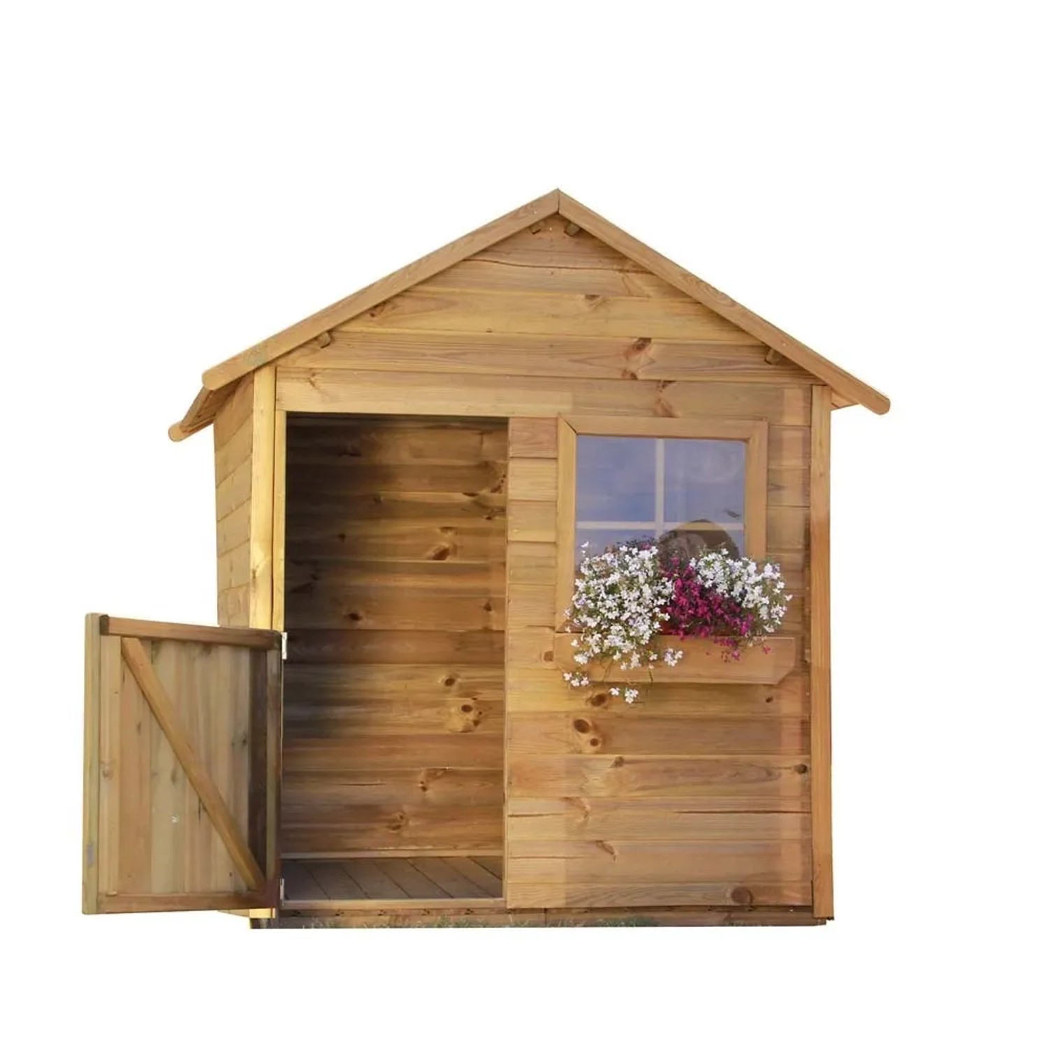 4IQ Domek Mati z donicą - 126 x 112 cm, wys. 158 cm