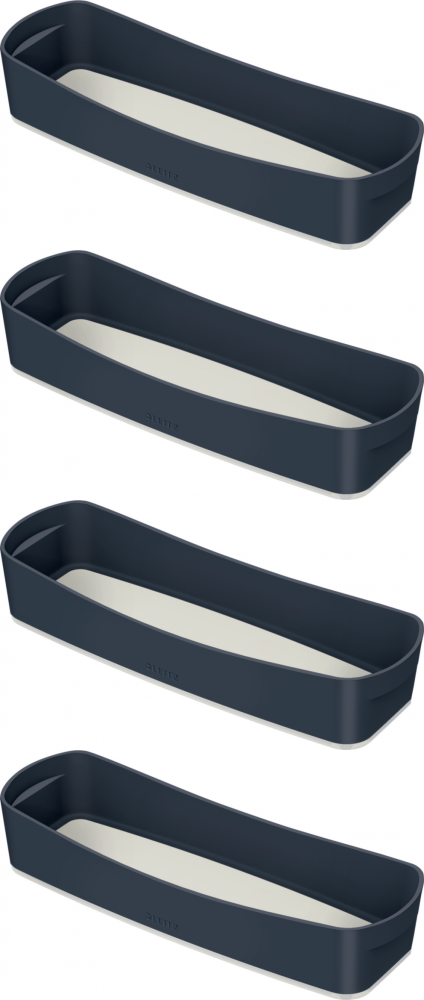4x Pojemnik podłużny Leitz MyBox Cosy, 307x105x55mm, szary