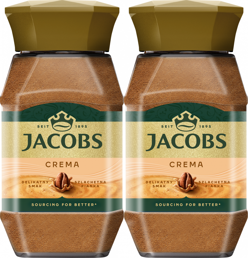 2x Kawa rozpuszczalna Jacobs Crema, 200g