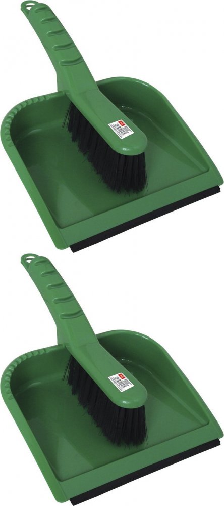 2x Zestaw do zamiatania Anna Zaradna, mix kolorów, zmiotka+szufelka