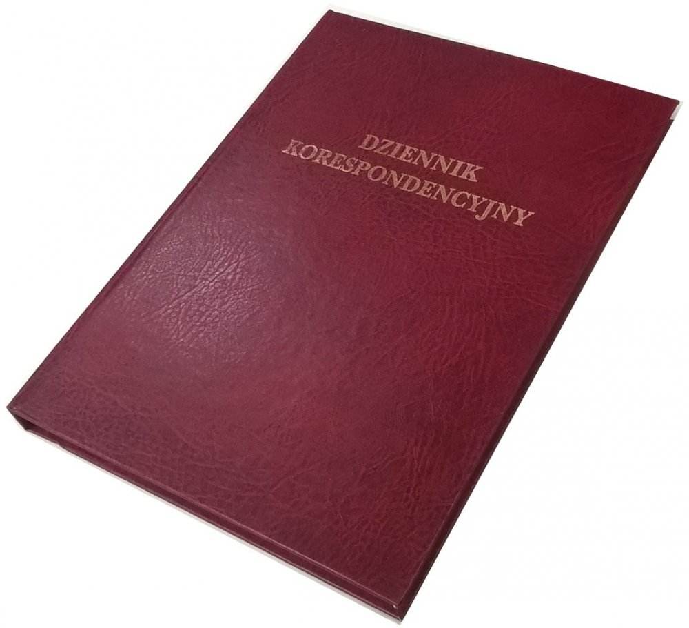 Dziennik korespondencyjny Barbara, A4, 192k, bordowy