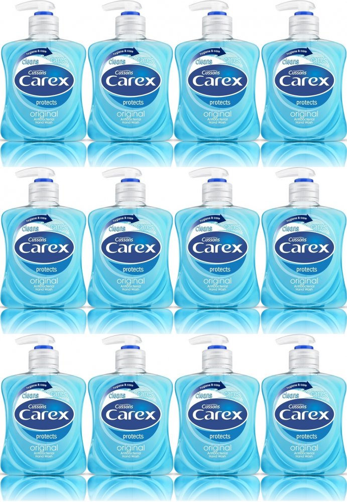 12x Mydło w płynie Carex Original, 250ml