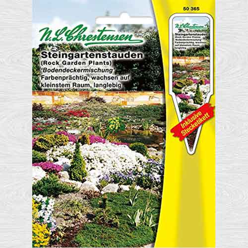 1 pac, Flori perene de stâncă, mix multicolor - Semințe: Mod de ambalare: 1 pac