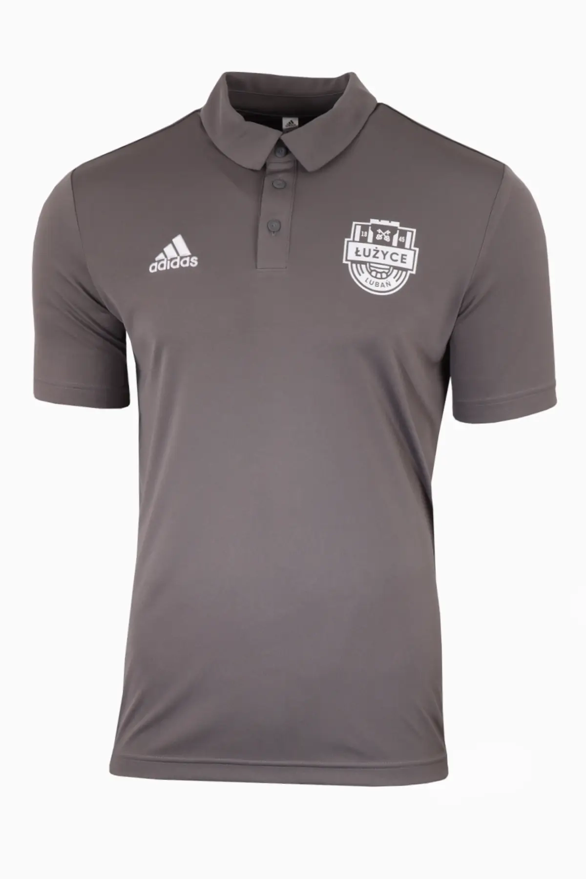 Koszulka adidas Łużyce Lubań 23/24 Polo - Szary