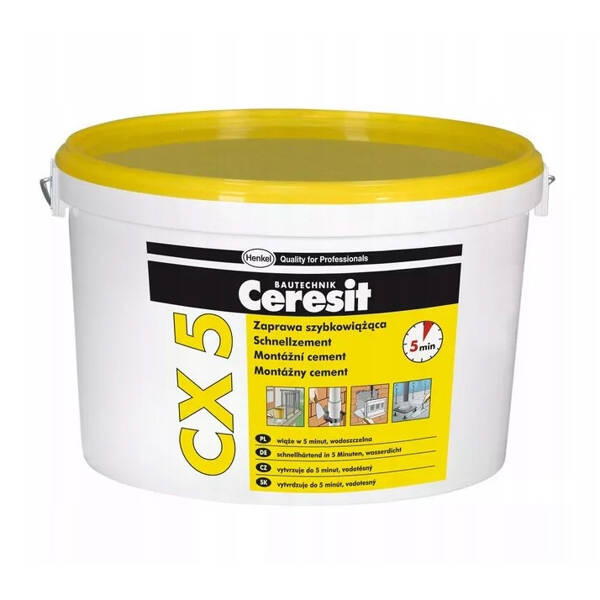 Zaprawa szybkowiążąca Ceresit CX 5kg wiaderko