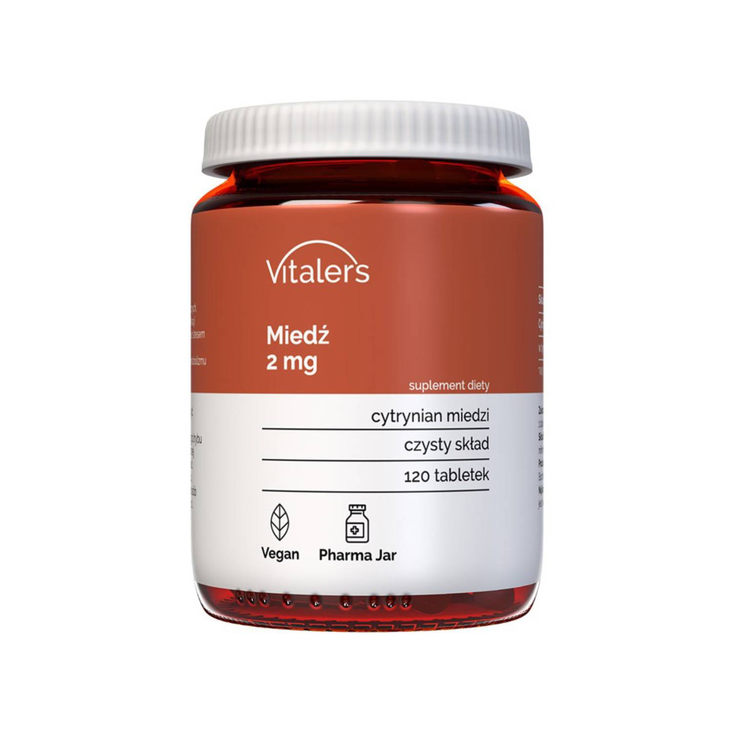 Vitaler's miedź 2 mg, 120 tabletek