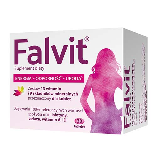 Falvit - tabletki drażowane, 30 sztuk
