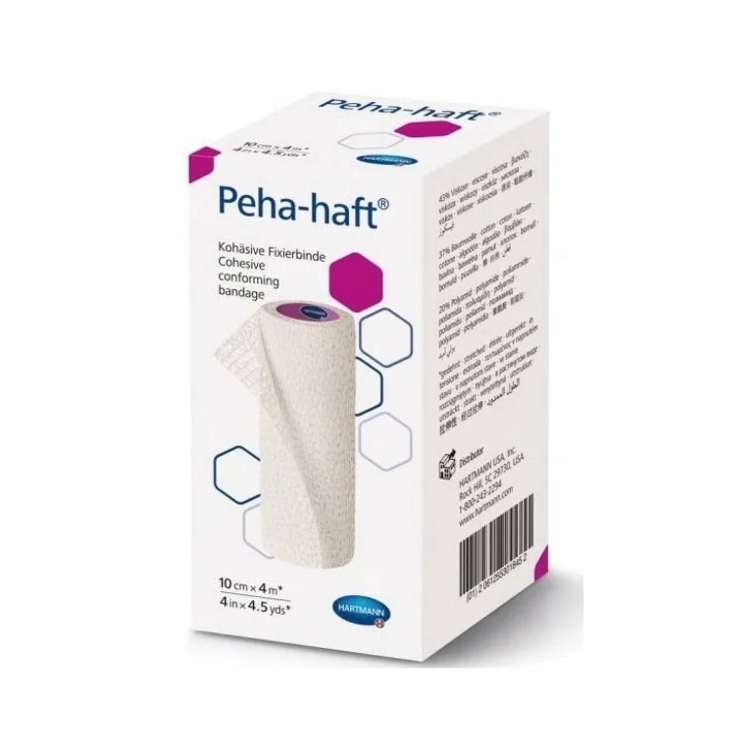 Peha-haft - opaska podtrzymująca, 10 cm x 4 m, 1 sztuka