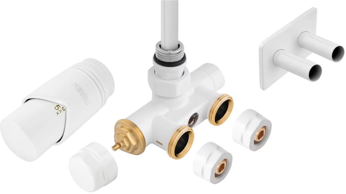 Ferro zestaw termostatyczny biały ZTT30WH - Wysyłka w 24h