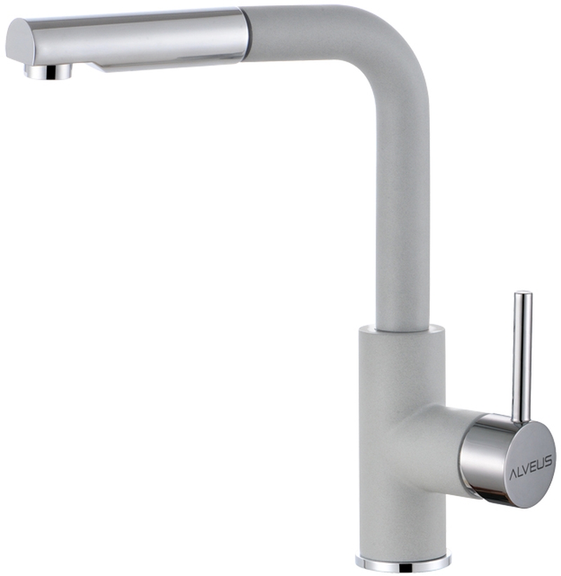 Alveus Siros bateria kuchenna stojąca beton/chrom 1129044