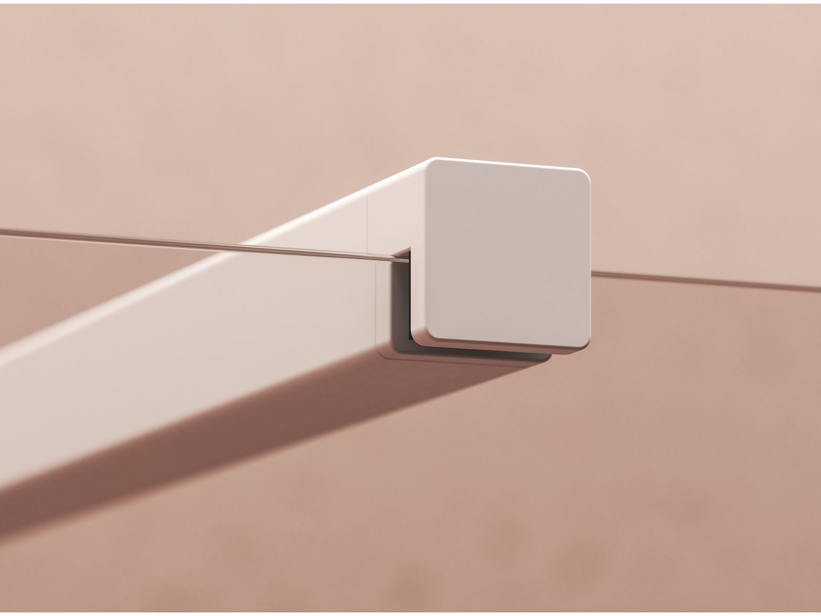 Ravak Walk in Free ścianka prysznicowa 160 cm biały mat/szkło przezroczyste GW9FS0E0SZ1