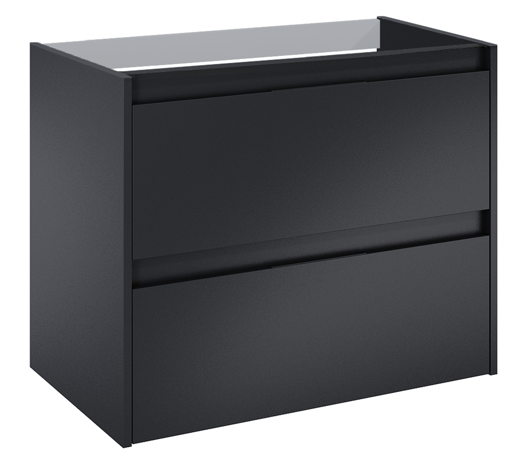 Roca Alpine szafka 45,2x78,5x59 cm podumywalkowa wisząca czarny mat A857865532