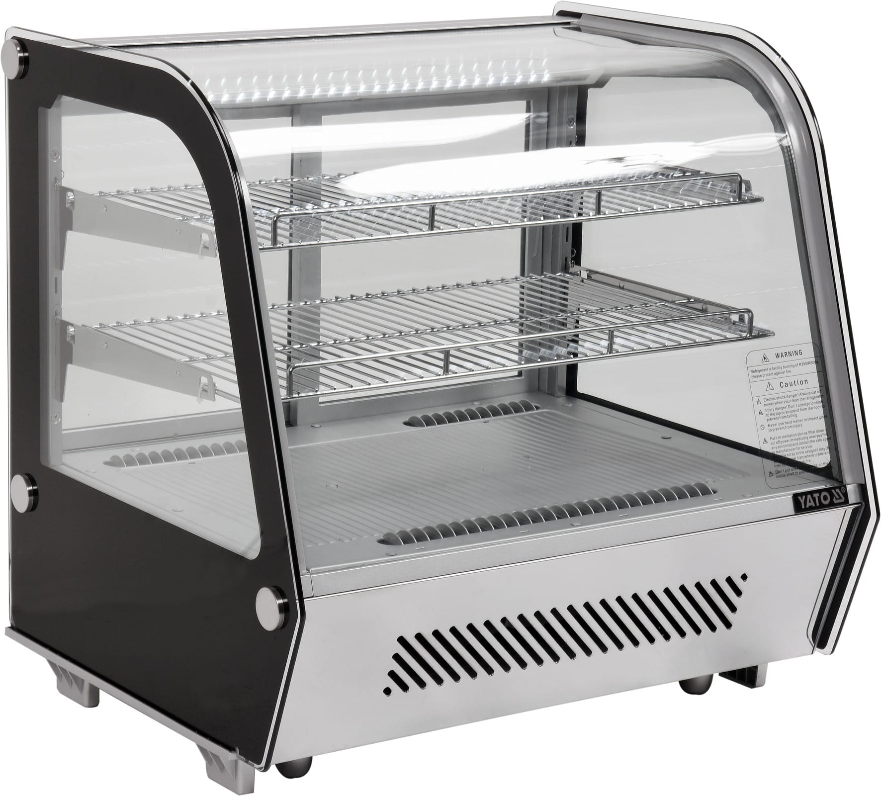 Witryna chłodnicza 120L z drzwiami przesuwnymi YATO