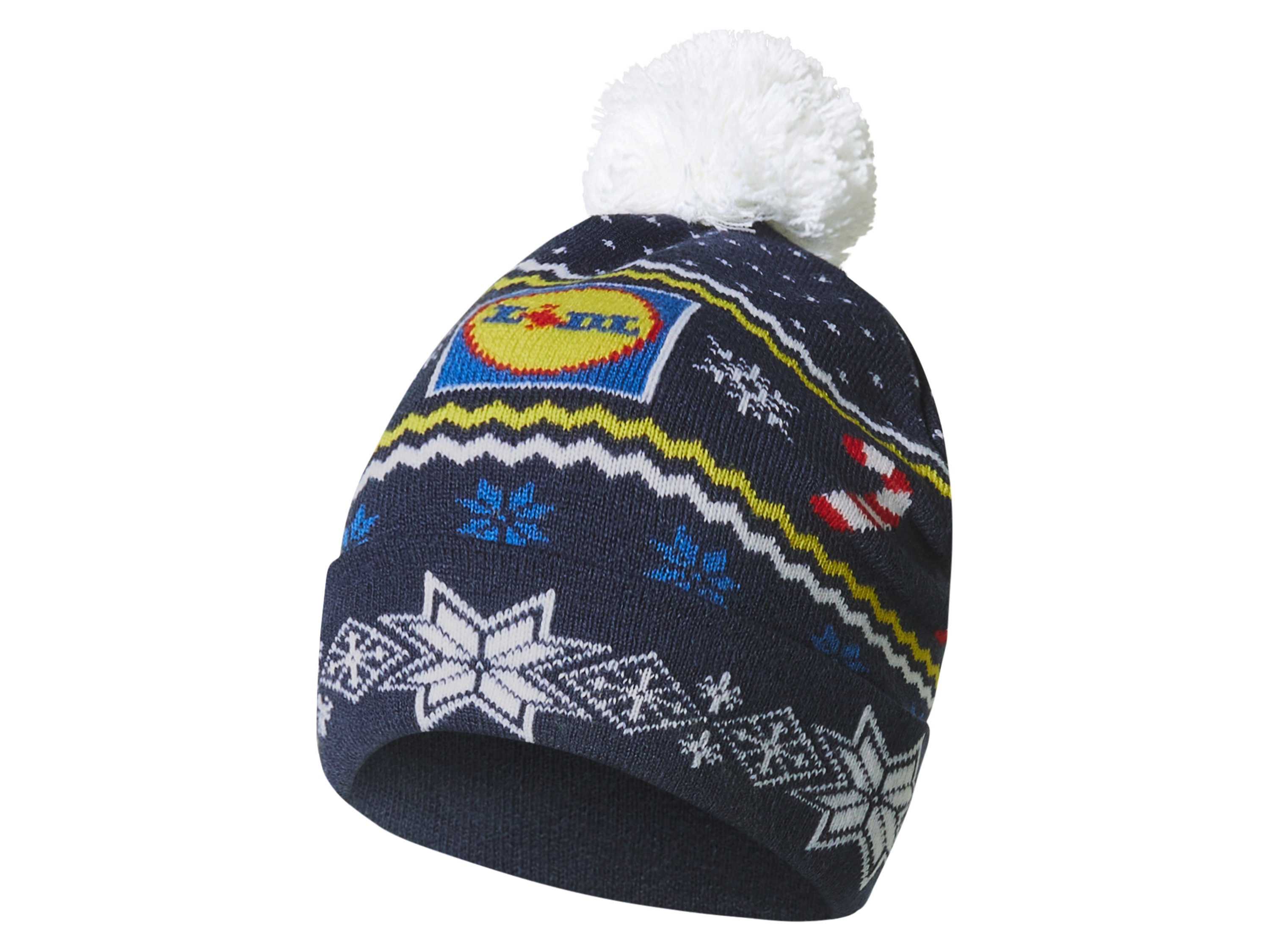 Czapka świąteczna unisex z kolekcji Lidl Fan Granatowy, L/Xl