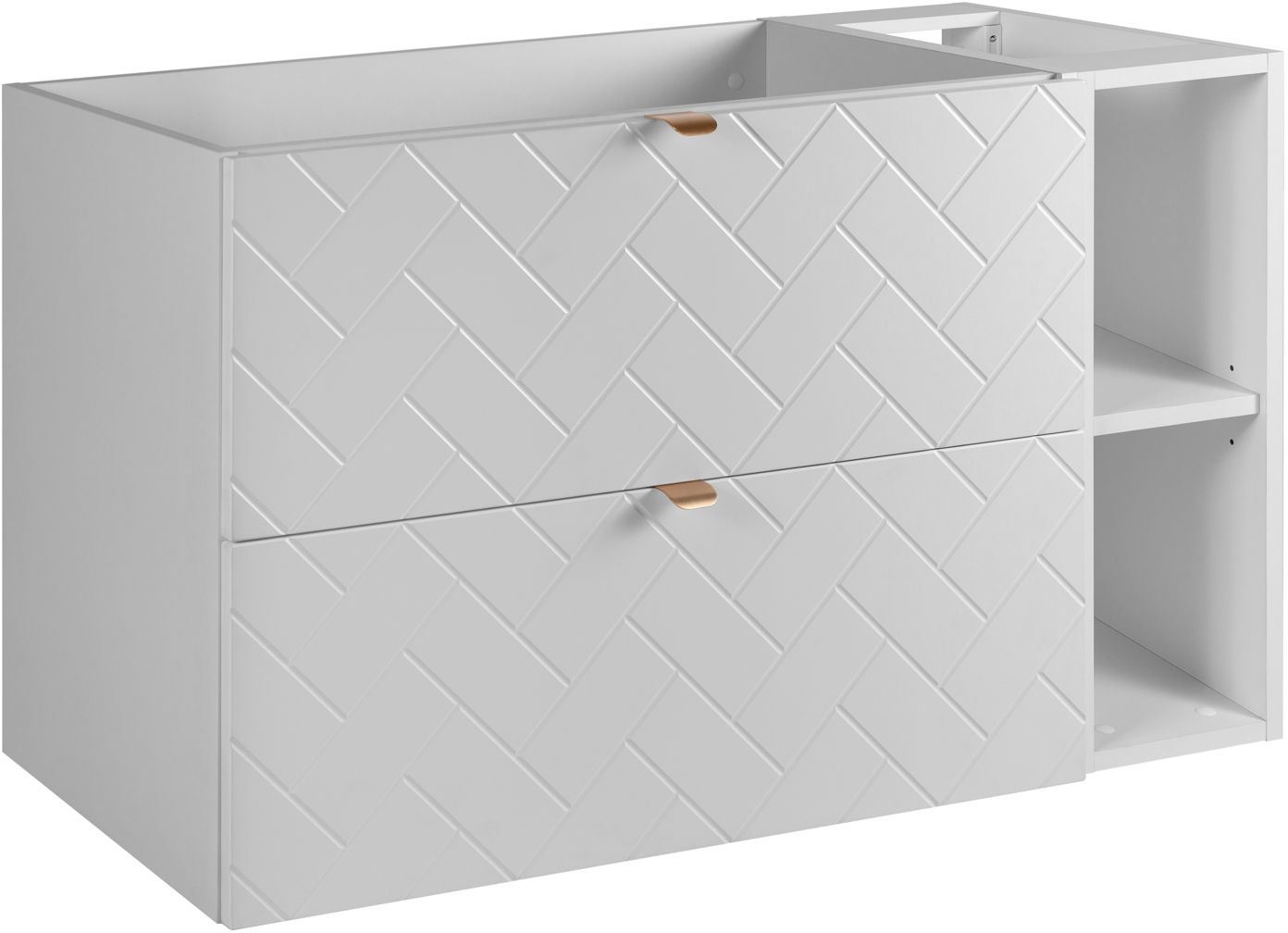 Darmowa Dostawa - Zestaw mebli łazienkowych 100x46x60.7 cm podumywalkowa wisząca biała Rodan Trend abset10890