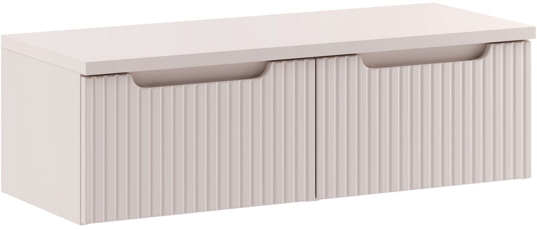 Darmowa Dostawa - Szafka z blatem 100x40x31.5 cm podumywalkowa wisząca beżowa Comad Nova Cashmere SETNOCBCASHMERE100CM1S