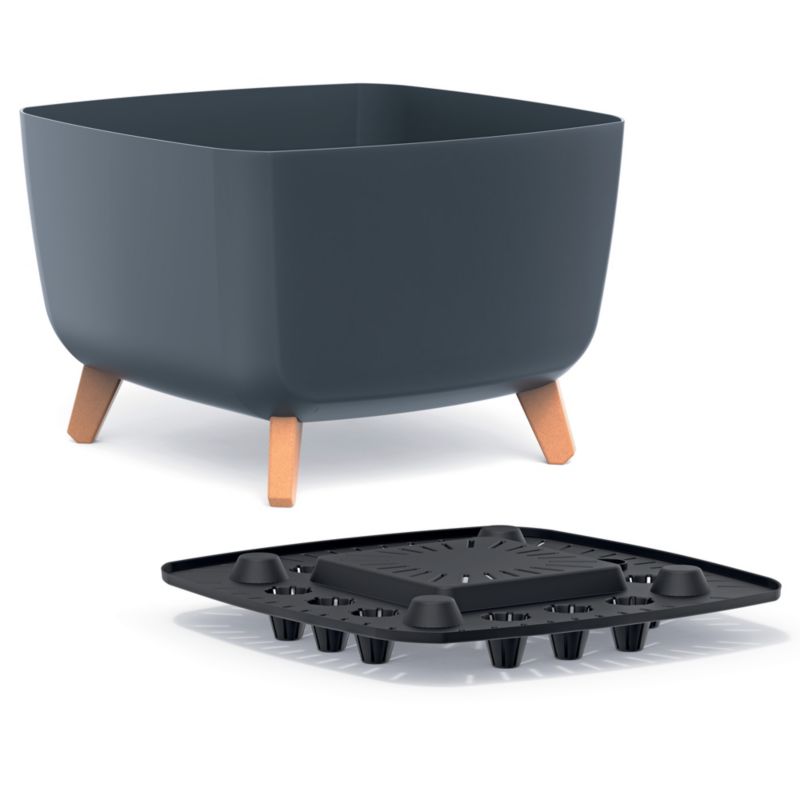 Donica EDANTI Na Cmentarz Na Nóżkach Na Wszystkich Świętych Antracytowa 39 cm 1 szt.