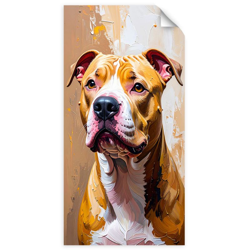 Naklejka samoprzylepna Feeby Pit Bull Pies Zwierzę 80x160cm 1szt