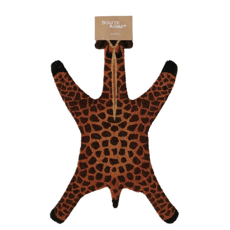 Wycieraczka Giraf Boltze tworzywo sztuczne brązowy 80x50 cm 1 szt.