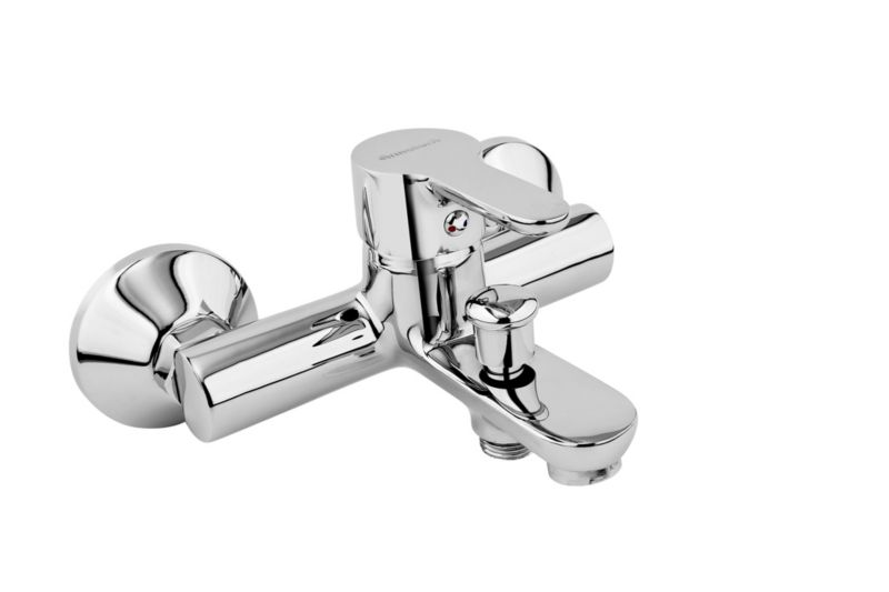 Bateria wannowo-prysznicowa KFA Armatura Granat ścienna jednouchwytowa bez zestawu natryskowego chrom 1 szt.