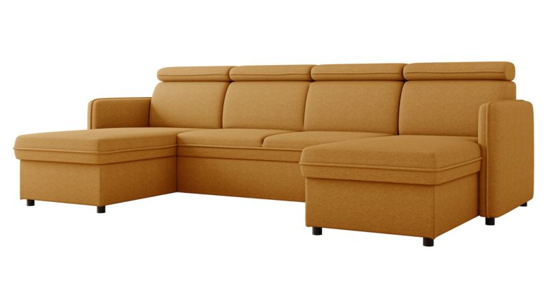 Narożnik z funkcją spania MIRJAN 24 Barcelo U żółty 1 szt.