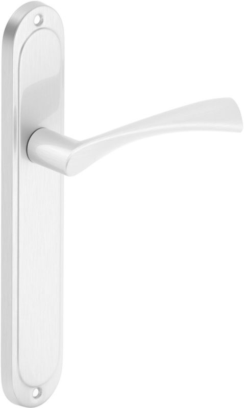 Klamka drzwiowa Metalbud Diana 72 mm bez przebicia nikiel